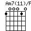 Am7(11)onF.png