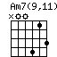 Am7(9,11)