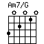 Am7/G
