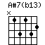 A#7(b13)