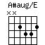 A#aug/E