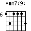 A#m7(9)