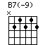 B7(-9)
