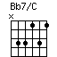Bb7/C
