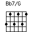 Bb7/G