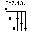 Bm7(13)