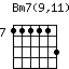 Bm7(9,11)