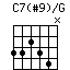 C7(#9)/G