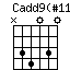 Cadd9(#11)