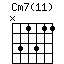 Cm7(11)