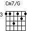 Cm7/G