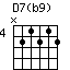 D7(b9)