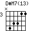 D#M7(13)