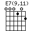 E7(9,11)