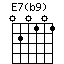E7(b9)