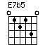 E7b5