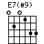 E7#9