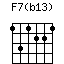 F7(b13)