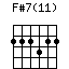 F#7(11)
