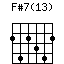 F#7(13)
