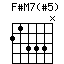 F#M7(#5)