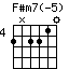 F#m7(-5)