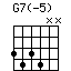 G7(-5)