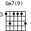 Gm7(9)