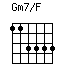 Gm7/F