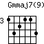 Gmmaj7(9)