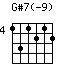 G#7(-9)