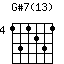G#7(13)