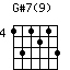 G#7(9)