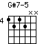 G#7-5