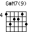 G#M7(9)
