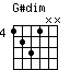 G#dim