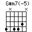 G#m7(-5)