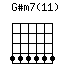 G#m7(11)