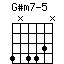 G#m7-5